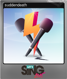 Series 1 - Card 6 of 7 - suddendeath