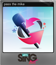 Series 1 - Card 3 of 7 - pass the mike