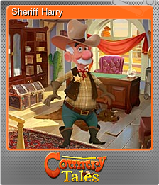Series 1 - Card 5 of 9 - Sheriff Harry
