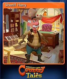 Series 1 - Card 5 of 9 - Sheriff Harry