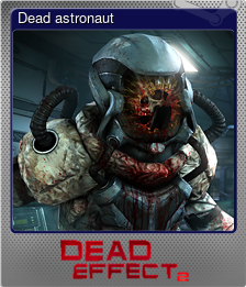 Series 1 - Card 6 of 8 - Dead astronaut