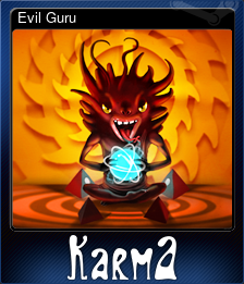 Series 1 - Card 7 of 9 - Evil Guru