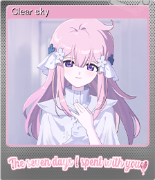 Series 1 - Card 1 of 9 - Clear sky