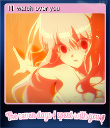 Series 1 - Card 8 of 9 - I’ll watch over you