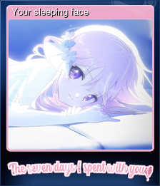 Series 1 - Card 6 of 9 - Your sleeping face