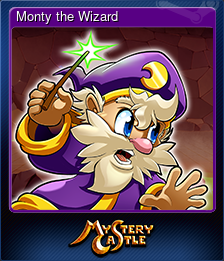 Series 1 - Card 6 of 6 - Monty the Wizard