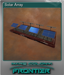 Series 1 - Card 5 of 5 - Solar Array