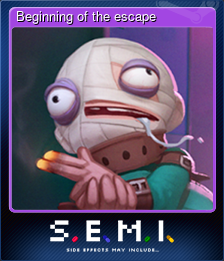 Series 1 - Card 4 of 8 - Beginning of the escape