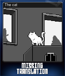 Series 1 - Card 4 of 5 - The cat