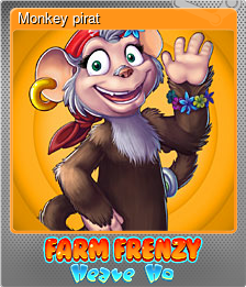 Series 1 - Card 1 of 5 - Monkey pirat