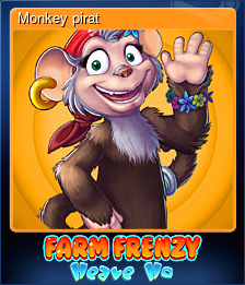 Series 1 - Card 1 of 5 - Monkey pirat