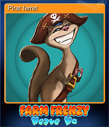 Series 1 - Card 5 of 5 - Pirat ferret