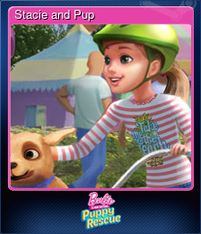 Series 1 - Card 5 of 5 - Stacie and Pup