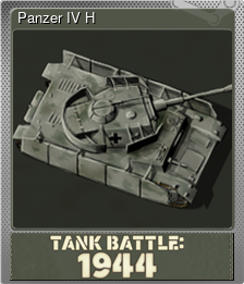 Series 1 - Card 4 of 6 - Panzer IV H
