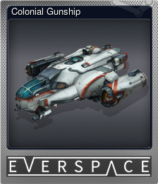 Series 1 - Card 4 of 7 - Colonial Gunship