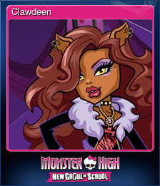 Series 1 - Card 2 of 5 - Clawdeen