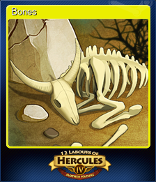 Series 1 - Card 4 of 7 - Bones