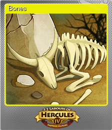 Series 1 - Card 4 of 7 - Bones