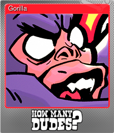 Series 1 - Card 2 of 8 - Gorilla