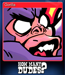 Series 1 - Card 2 of 8 - Gorilla