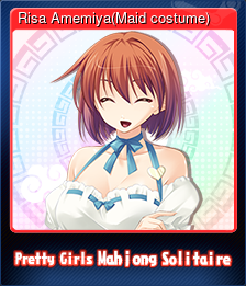 Series 1 - Card 7 of 9 - Risa Amemiya(Maid costume)