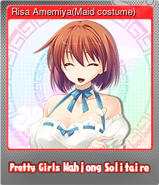 Series 1 - Card 7 of 9 - Risa Amemiya(Maid costume)