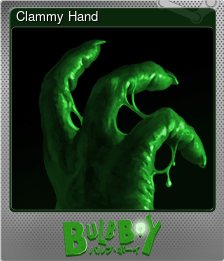 Series 1 - Card 2 of 6 - Clammy Hand