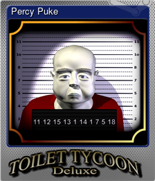 Series 1 - Card 4 of 7 - Percy Puke