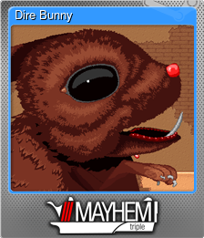 Series 1 - Card 3 of 7 - Dire Bunny