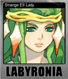 Series 1 - Card 2 of 5 - Strange Elf Lady