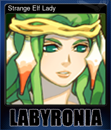 Series 1 - Card 2 of 5 - Strange Elf Lady