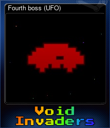 Series 1 - Card 4 of 5 - Fourth boss (UFO)
