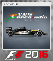 Series 1 - Card 2 of 11 - ForceIndia
