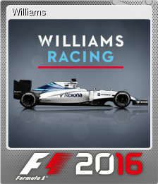 Series 1 - Card 11 of 11 - Williams