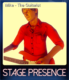 Series 1 - Card 2 of 5 - Mike - The Guitarist