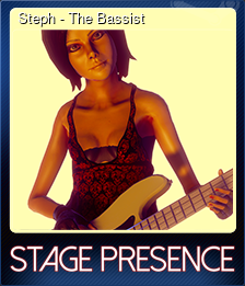 Series 1 - Card 1 of 5 - Steph - The Bassist