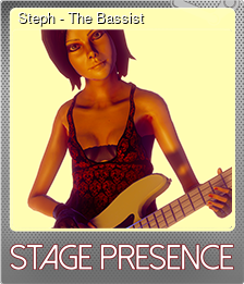 Series 1 - Card 1 of 5 - Steph - The Bassist