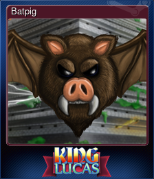 Series 1 - Card 3 of 5 - Batpig