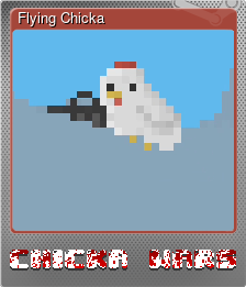 Series 1 - Card 3 of 5 - Flying Chicka