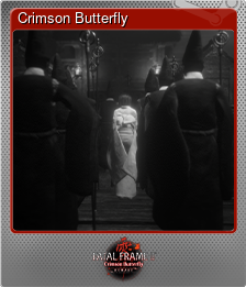 Series 1 - Card 9 of 10 - Crimson Butterfly