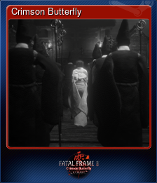 Series 1 - Card 9 of 10 - Crimson Butterfly