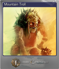 Series 1 - Card 6 of 10 - Mountain Troll