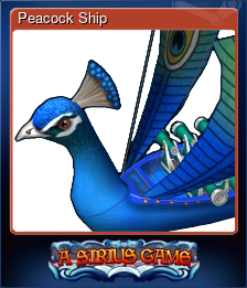 Series 1 - Card 4 of 5 - Peacock Ship