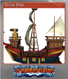 Series 1 - Card 1 of 5 - Sirius Ship