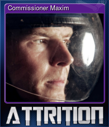 Series 1 - Card 1 of 5 - Commissioner Maxim