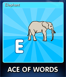 Series 1 - Card 5 of 8 - Elephant