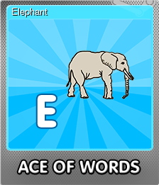 Series 1 - Card 5 of 8 - Elephant