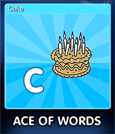 Series 1 - Card 3 of 8 - Cake