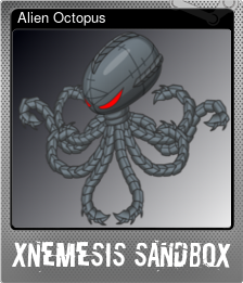 Series 1 - Card 7 of 10 - Alien Octopus