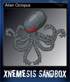 Series 1 - Card 7 of 10 - Alien Octopus